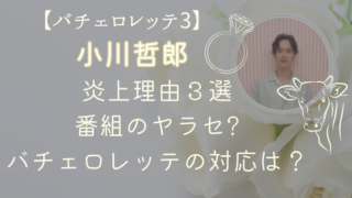 小川哲郎の炎上理由３選｜番組のヤラセ説も検証！バチェロレッテの対応は？