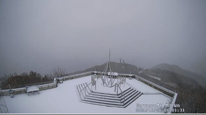 2024年の札幌の初雪観測